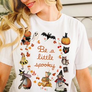 Be a Little Spooky Happly Halloween Vintage Soft T-shirt
