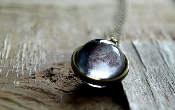 moon phase necklace birthday