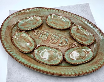 スポード ユダヤ教 ペサハ・セーデルプレート 過ぎ越しの祭り 10 3/4