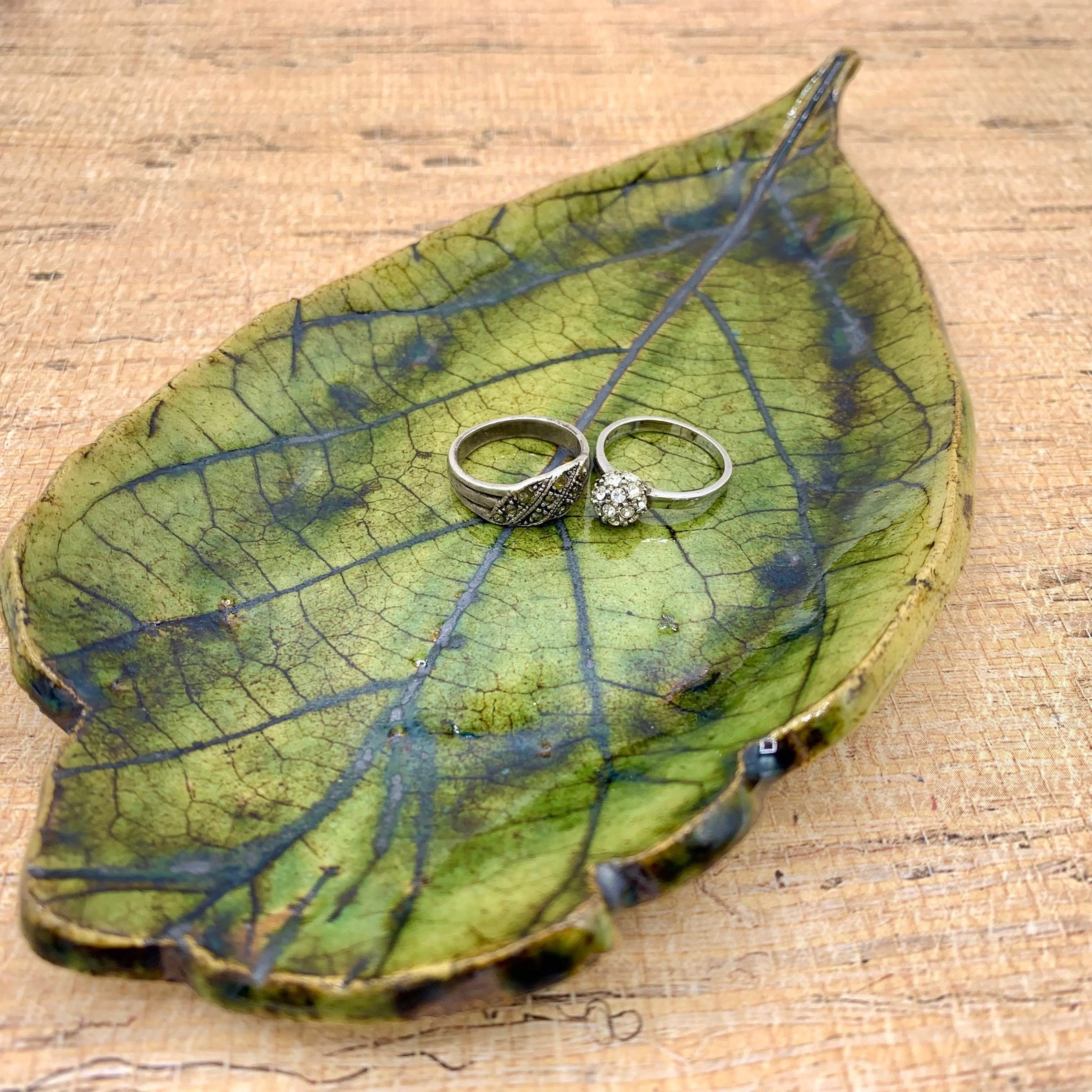 Avocado Leaf Dish Pottery Ceramic Handmade Green Leaf Soap Etsy