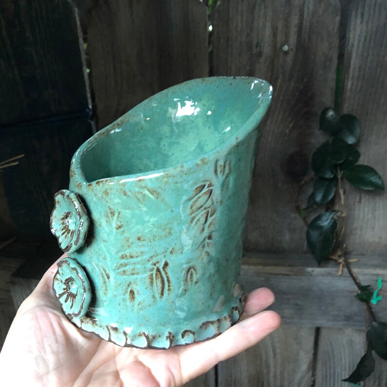 Wine Bottle Holder Pottery Wine Chiller Pottery Sleeve Etsy