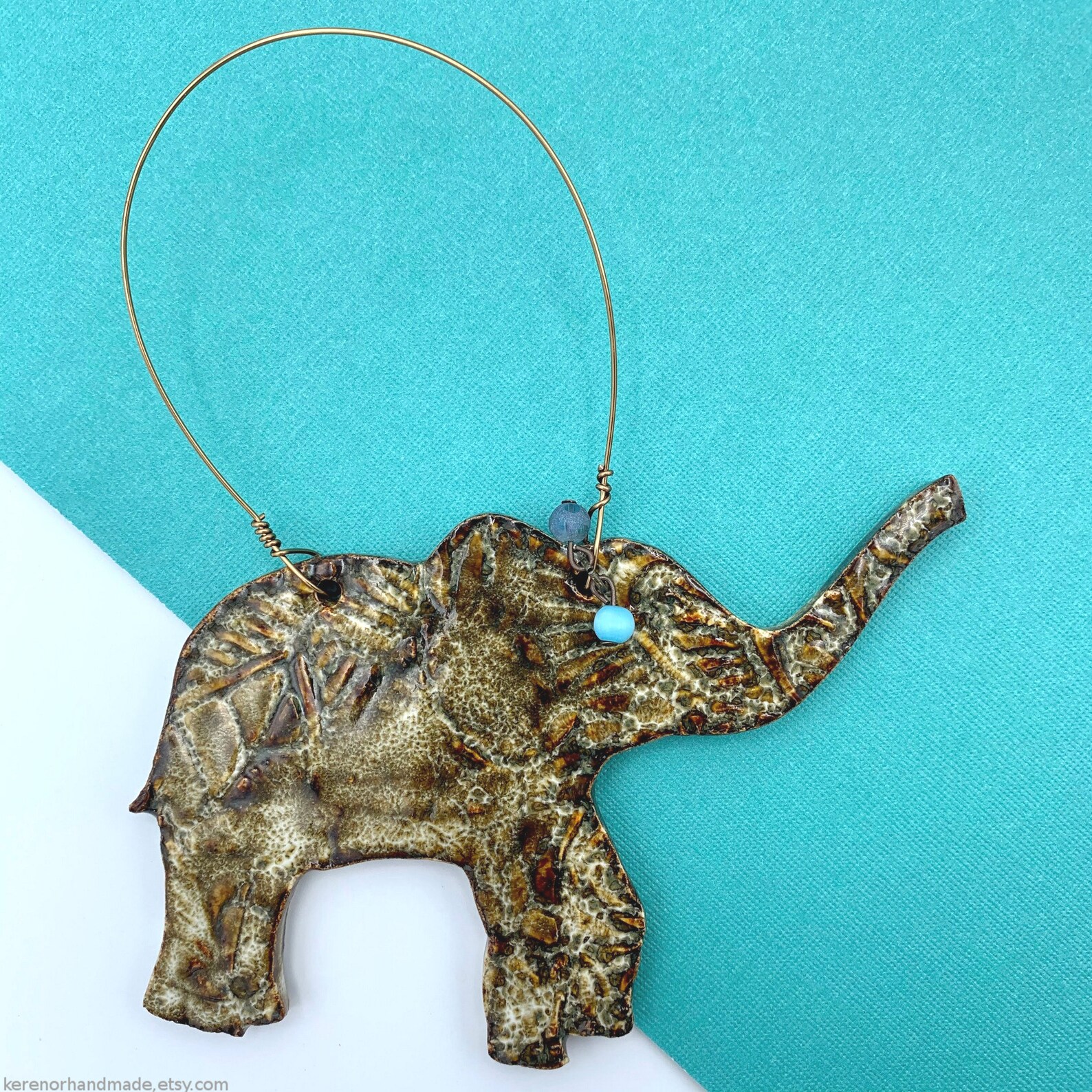 Handmade ceramic elephant wall decor elephant pottery wall Etsy