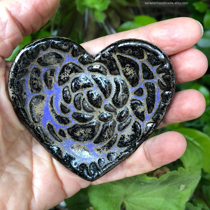 Ceramic Heart Shaped Bowl Heart Ring Dish Heart Jewelry - Etsy
