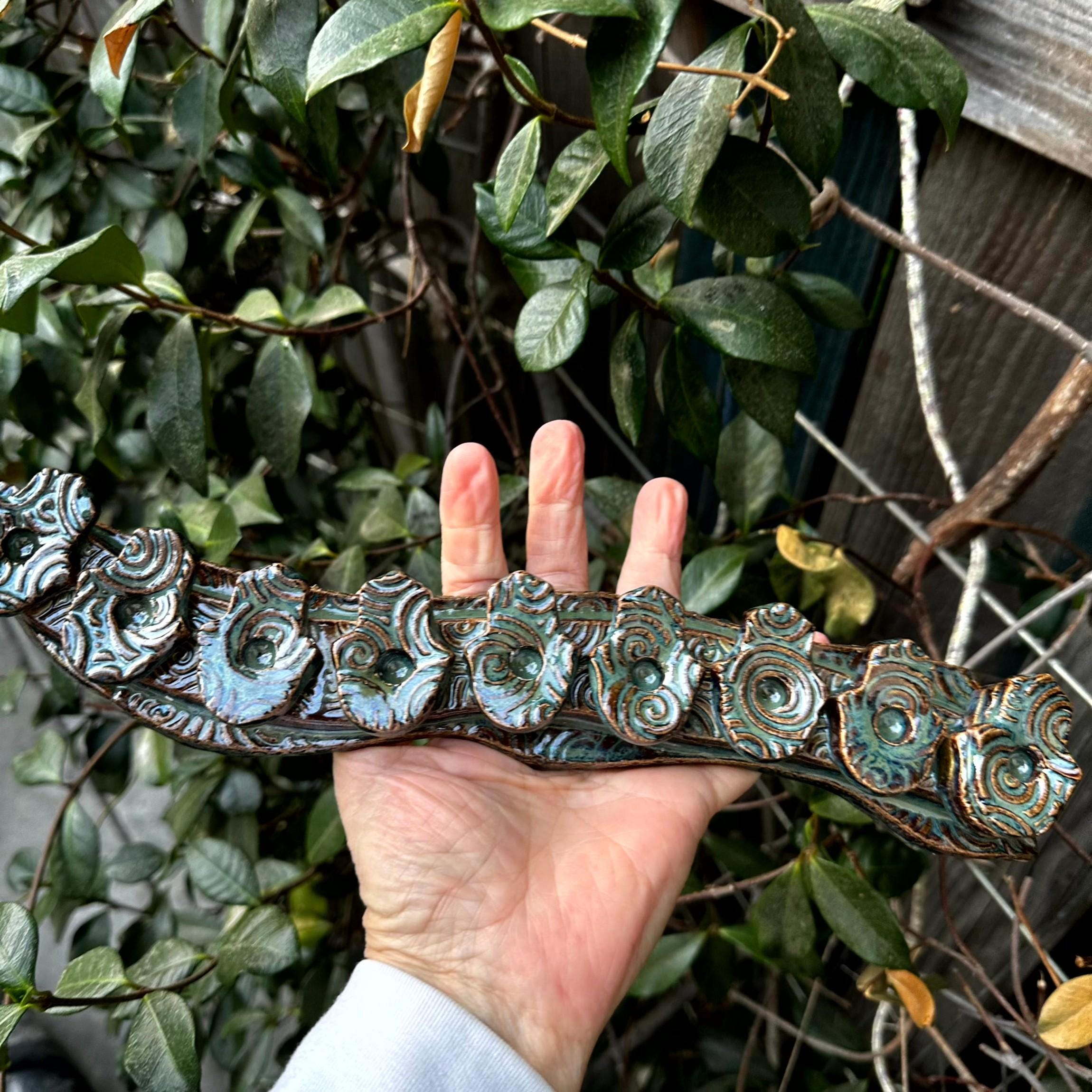 acheter une menorah habad métal emaillé dégradé bleu à bougies