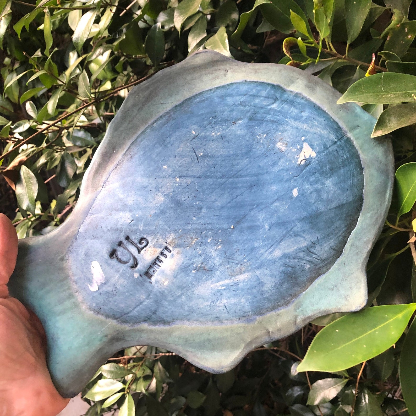 Fish Platter Pottery Handmade Fish Plate Stoneware Ceramic Etsy