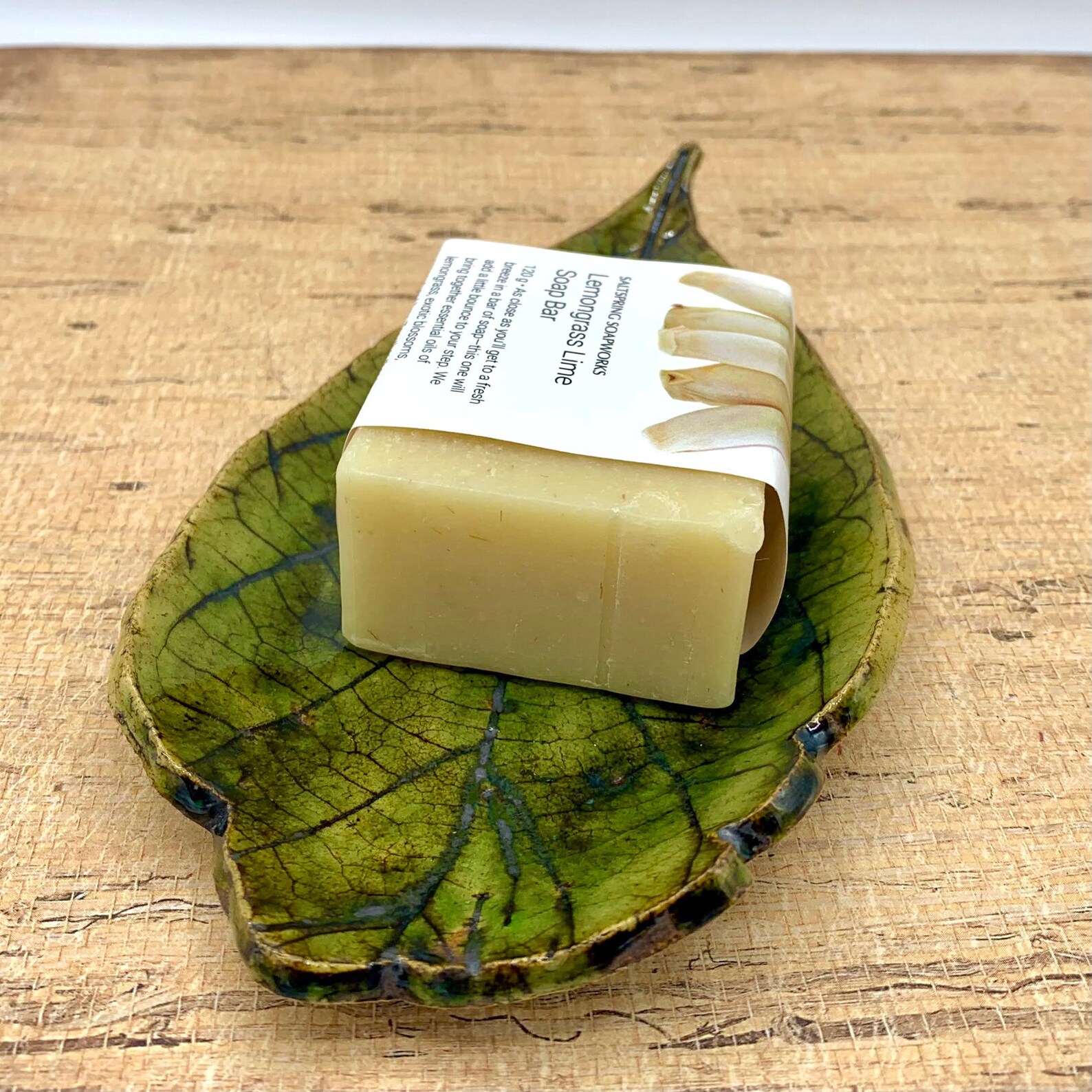 Avocado Leaf Dish Pottery Ceramic Handmade Green Leaf Soap Etsy