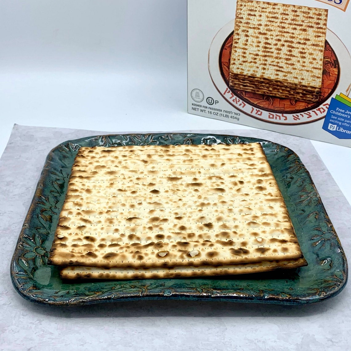 Matzah Plate Passover plate Matzo Plate Matzah Dish Etsy