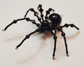 Christmas Spider Ornament with Christmas Spider Legend, Spider Ornament, Holiday Ornament, Christmas Ornaments, Black Widow Spider