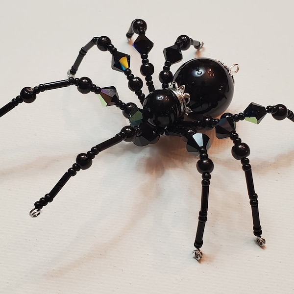 Christmas Spider Ornament with Christmas Spider Legend, Spider Ornament, Holiday Ornament, Christmas Ornaments, Black Widow Spider
