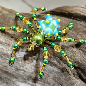 Christmas Spider Ornament with Christmas Spider Legend, OOAK,  Spider Ornament, Holiday Ornament, Christmas Ornaments  Spider