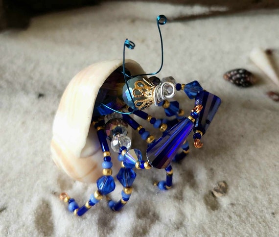 Beaded Hermit Crab Suncatcher: OOAK Collectible Art - Etsy Canada