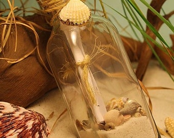 Message in a Bottle Gift, Romantic Message in a Bottle, Romantic Gift for Him or Her, Pesronalized Message in a Bottle, Customized Message