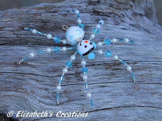 Beaded spider christmas ornaments deals