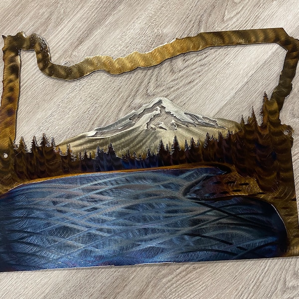 Oregon Metal Art Etsy