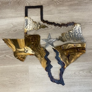Texas | Metal Wall Art | Metal Home Decor | Texas State | Lone Star State | Welcome Sign