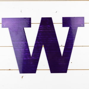 University of Washington Huskies | Officially Licensed | Metal Wall Art | Metal Home Decor | UW | Welcome Sign