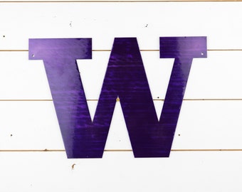 University of Washington Huskies | Metal Wall Art | Metal Home Decor | UW | Licensed NCAA | Welcome Sign