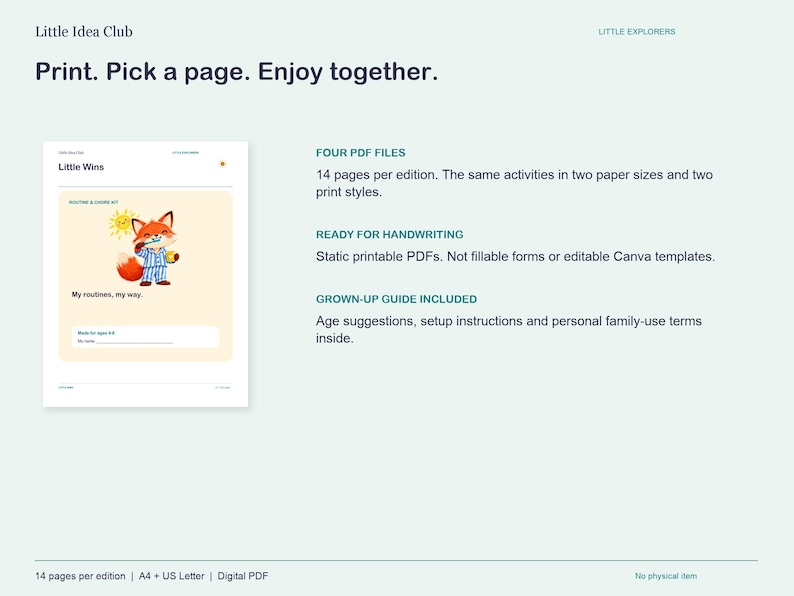 Little Wins Kids Routine Chart, 30 Picture Cards, Morning & Bedtime ...