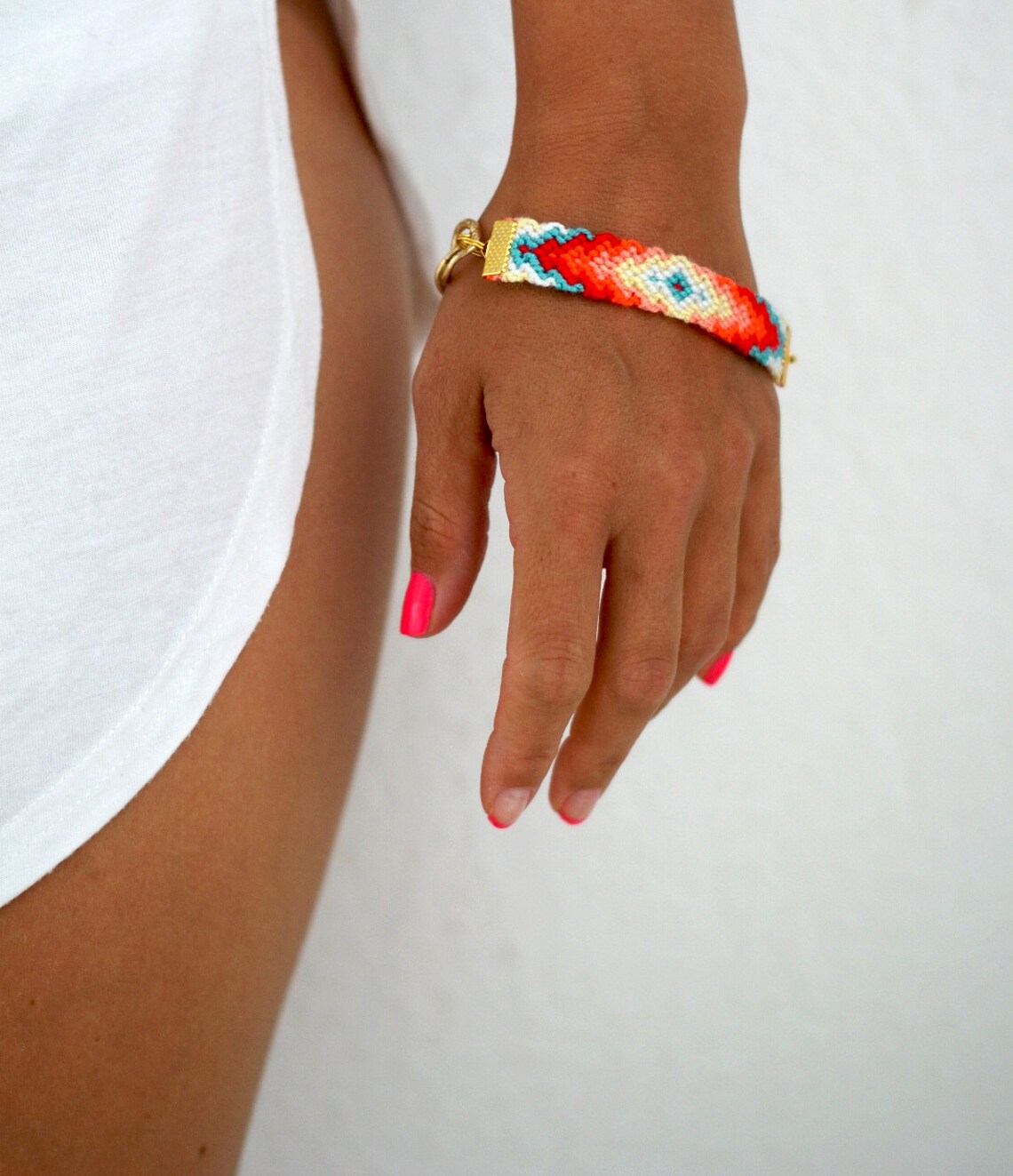 Chunky Chain Friendship Bracelet. Aztec. - Etsy