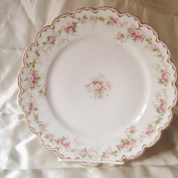 Reserve für Lydia Vintage Haviland Limoges Teller.  SCHIFFE INTERNATIONAL