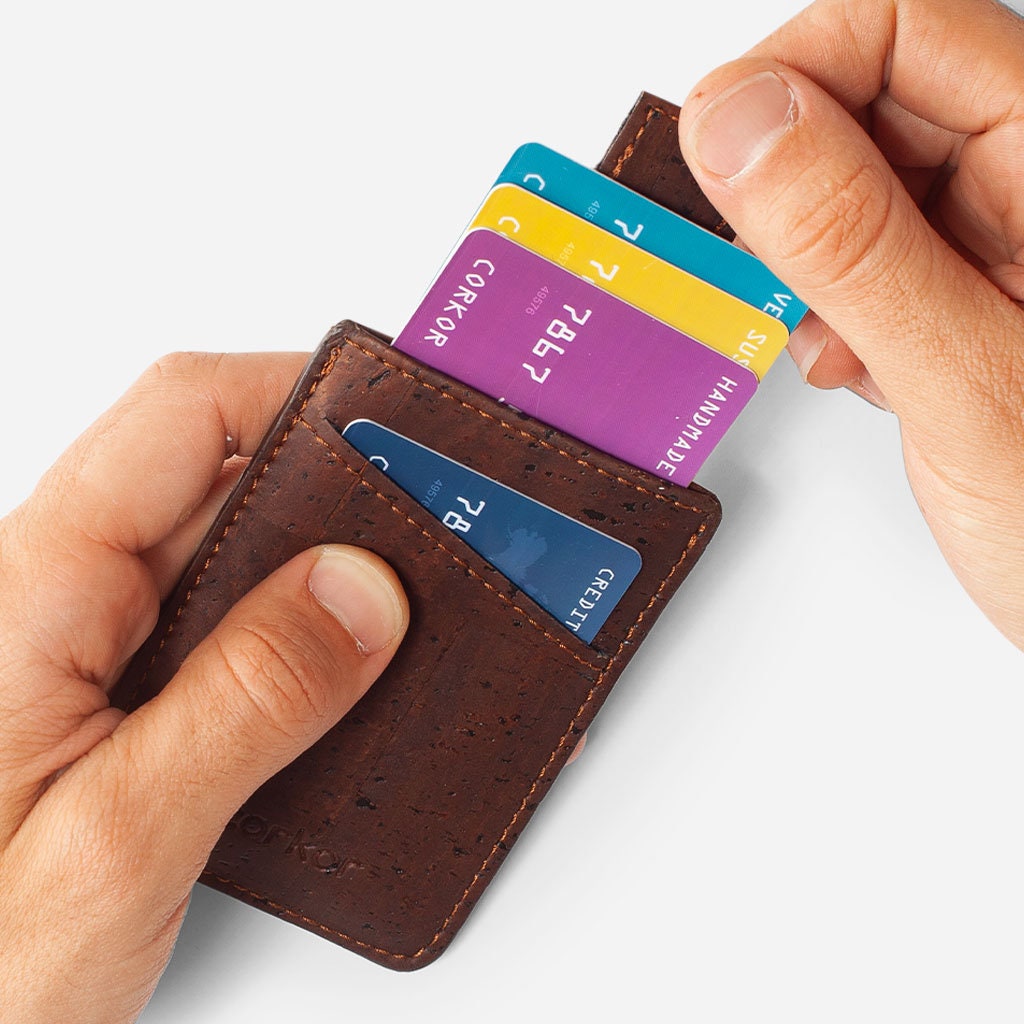 Minimalist Cards Sleeve for Men  - Slim Wallet Men's - Thin Walle…