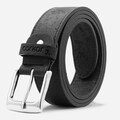 Belt Men Vegan Cork - Personalized Engraved Gift - Black Brown Handmade Jeans Belt Silver Buckle, Smart or Casual for Him by Corkor - EU product logo