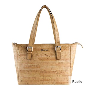 Bolso de mano vegano para mujer - Bolso de mano de corcho sin piel Regalo vegano