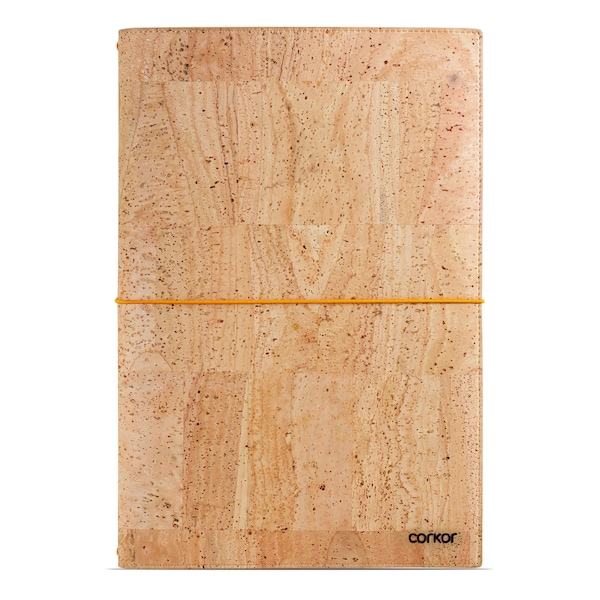 Portfolio Journal Cover Cork Vegan - Regalo grabado personalizado - Notebook Cover Organizer case holder Hombres Mujeres