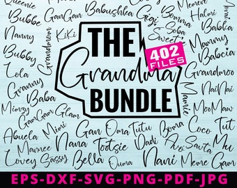 Grandma svg bundle / grandma shirt svg / nonna regalo svg / nonni svg / mamma svg / nonna cuore svg / festa della mamma svg / nana svg