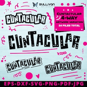 Cuntacular Sarcastic Bundle, Adult Content svg Bundle, Funny Adult Bundle, Cut Files for Cricut, Silhouette, Crafting Bundle