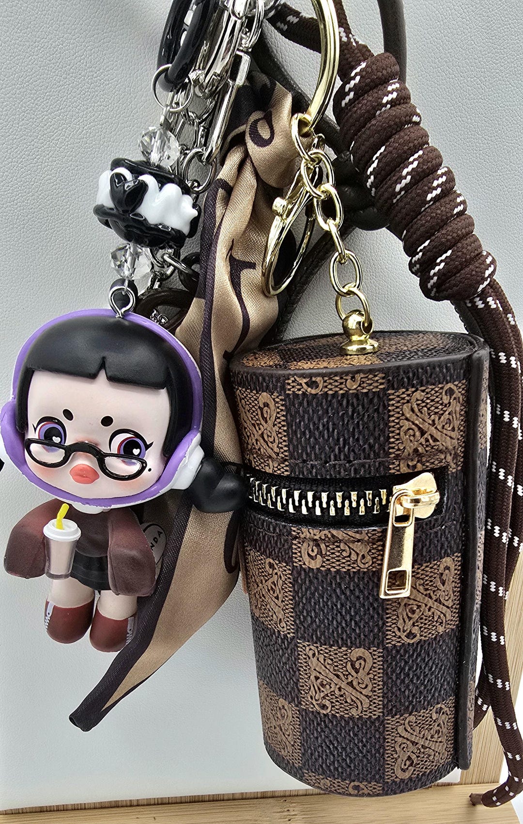 Skullpanda Hypepanda Series Keychain, Bag Chain, Popmart Figure ...