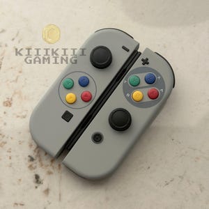 Edición retro de SNES / Mandos Joy-Con personalizados para Nintendo Switch