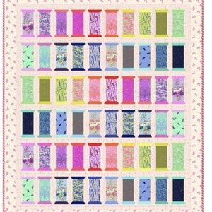 Tula Pink- Everglow- Snuggle Time Pink- Quilt Kit- APRIL 2023