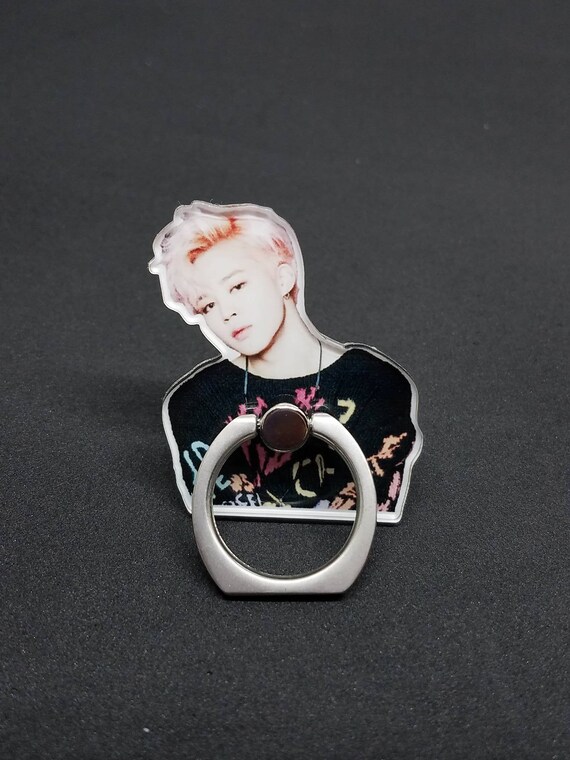 KPOP BTS Acrylic & Plastic Finger Ring Stand Holder Phone Grip