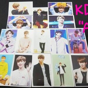 May include: A collection of 12 photo cards featuring a young man with different hairstyles and outfits. The cards are printed on white cardstock and have a glossy finish. The text "KD "A"" is written in pink on a white background.