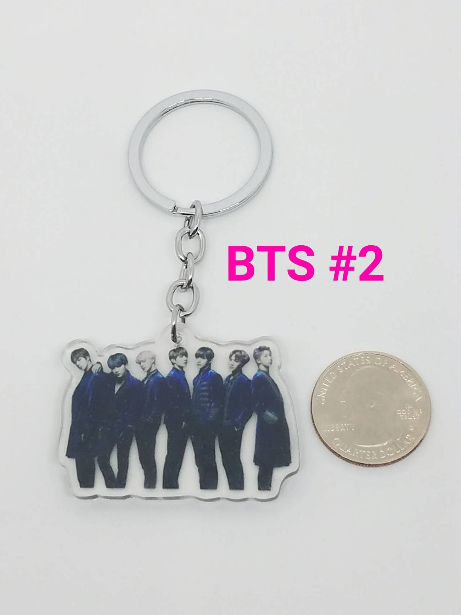 KPOP BTS Doublesided Acrylic Keychain BTS Keychains Bangtan V Etsy