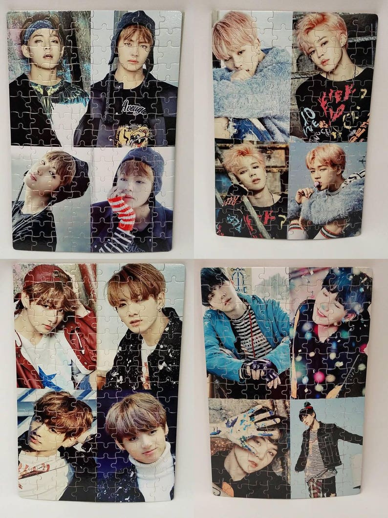 KPOP Puzzle BTS A4 Größe 20x29cm 120 Stk Puzzle Kpop Sammler Etsy.de