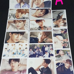 KPOP 15 Pieces Wanna One Photo Cards Collectibles Kang Daniel Park Ji Hoon Photo Cards
