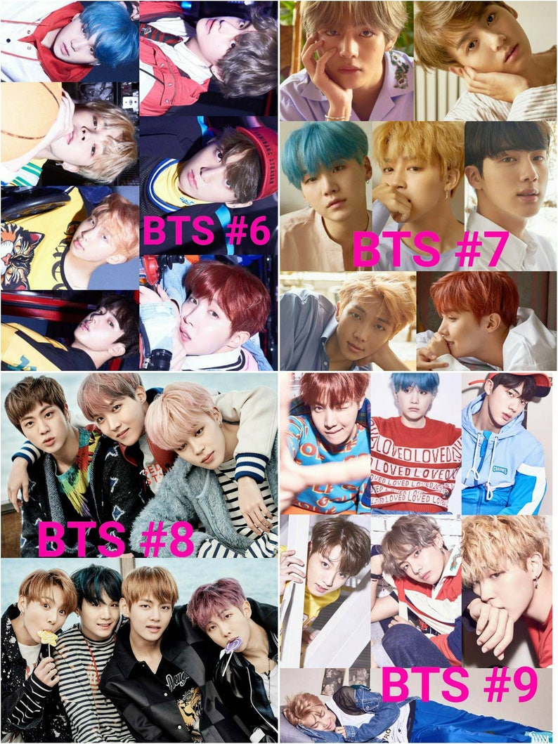 KPOP Puzzle BTS EXO Wanna One A4 Size 20x29cm 120 Pcs Puzzle Etsy