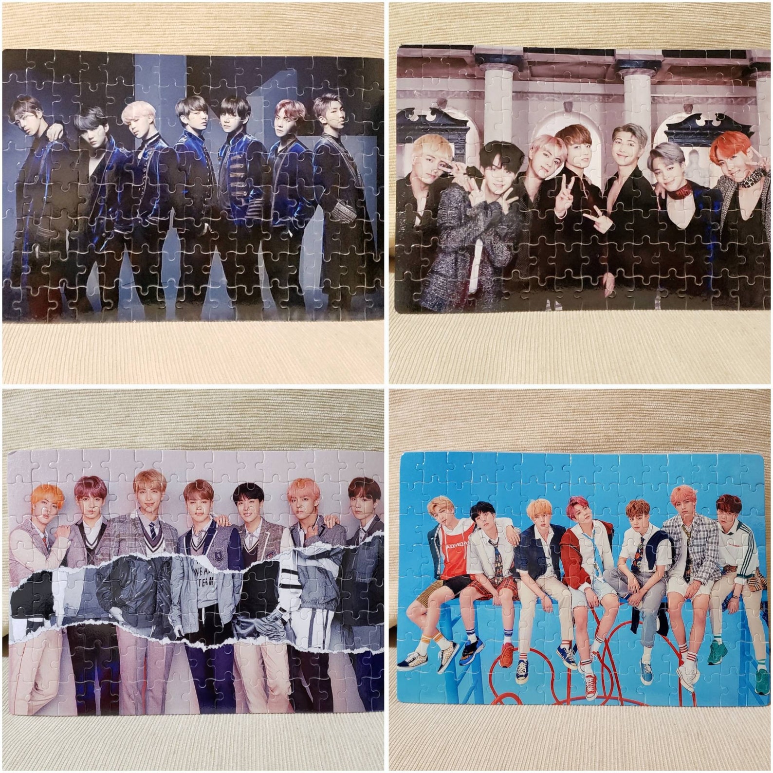 KPOP Puzzle BTS EXO Wanna One A4 Size 20x29cm 120 Pcs Puzzle Etsy