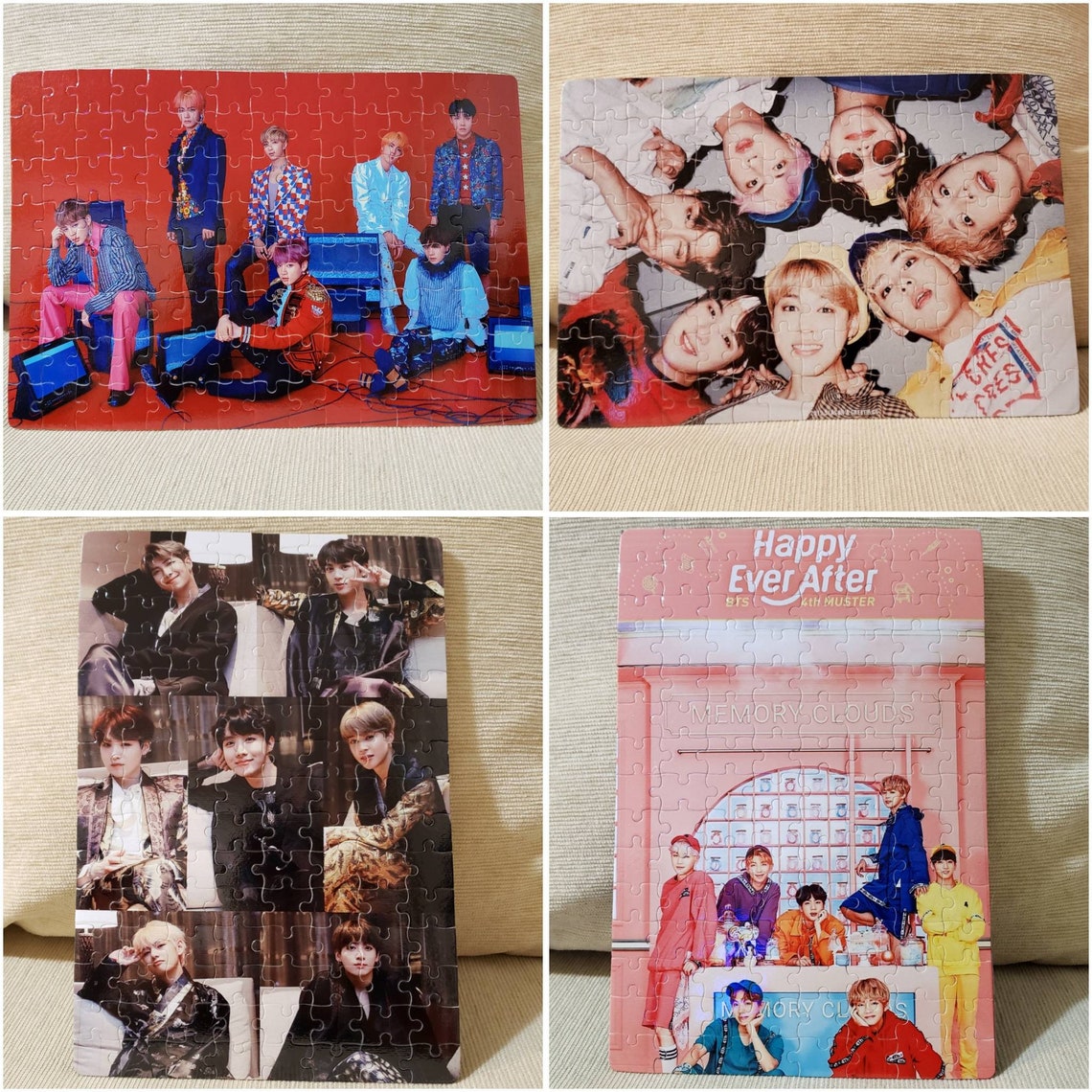 KPOP Puzzle BTS EXO Wanna One A4 Size 20x29cm 120 Pcs Puzzle Etsy