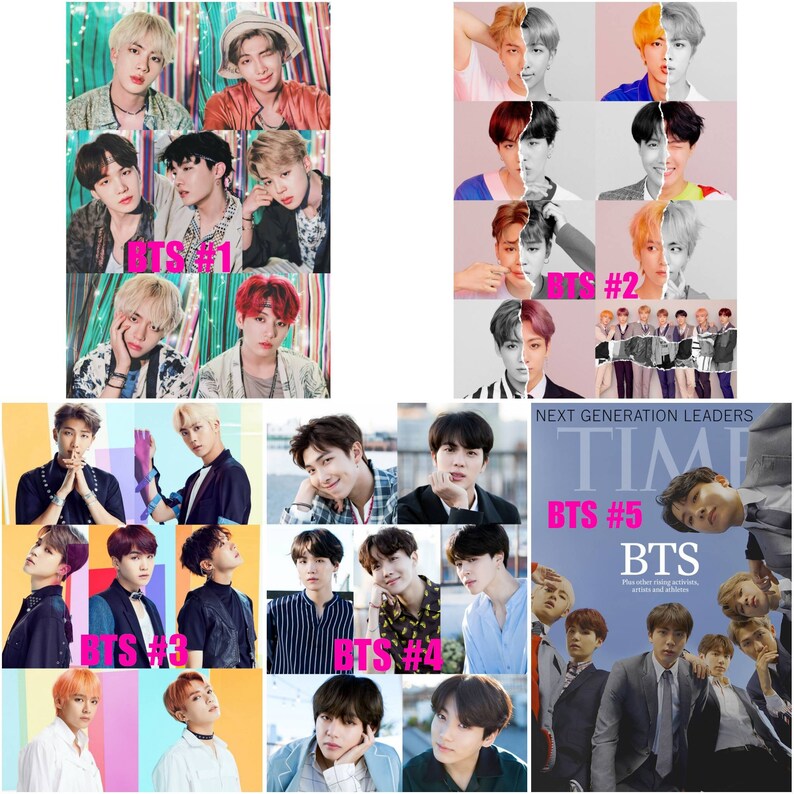 KPOP Puzzle BTS EXO Wanna One A4 Size 20x29cm 120 Pcs Puzzle Etsy