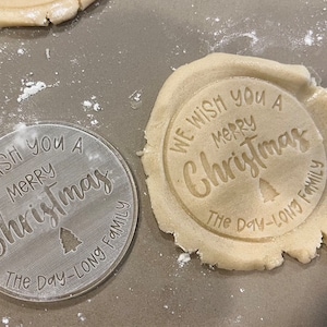 Custom Christmas Cookie Press