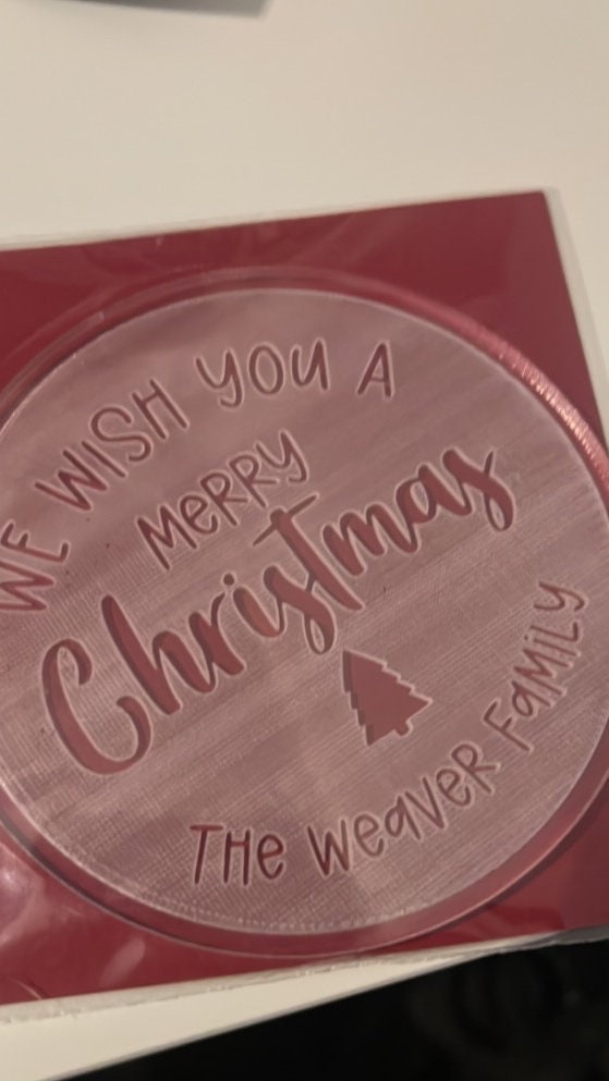 Custom Christmas Cookie Press Etsy