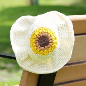 Kansas Sun Hat - CROCHET PATTERN ONLY