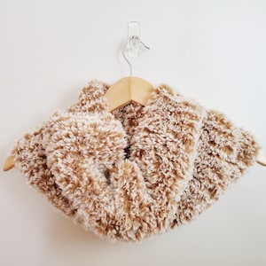 Faux Fur Cowl - Knitting Pattern Only - Digital Download - Winter Accessories - Knit Scarf Pattern