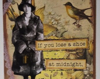 Handmade Note Card with a bit of humor