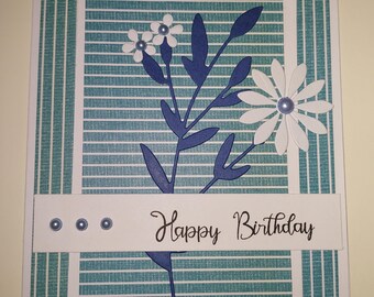 Handmade Birthday Card, kind sentiment