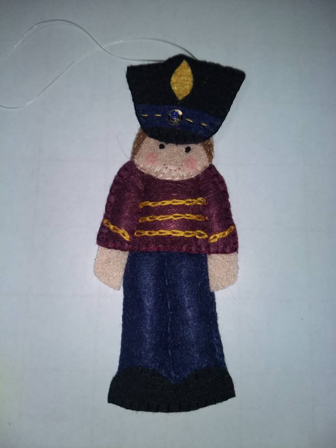 Christmas Nutcracker Felt Ornament Etsy