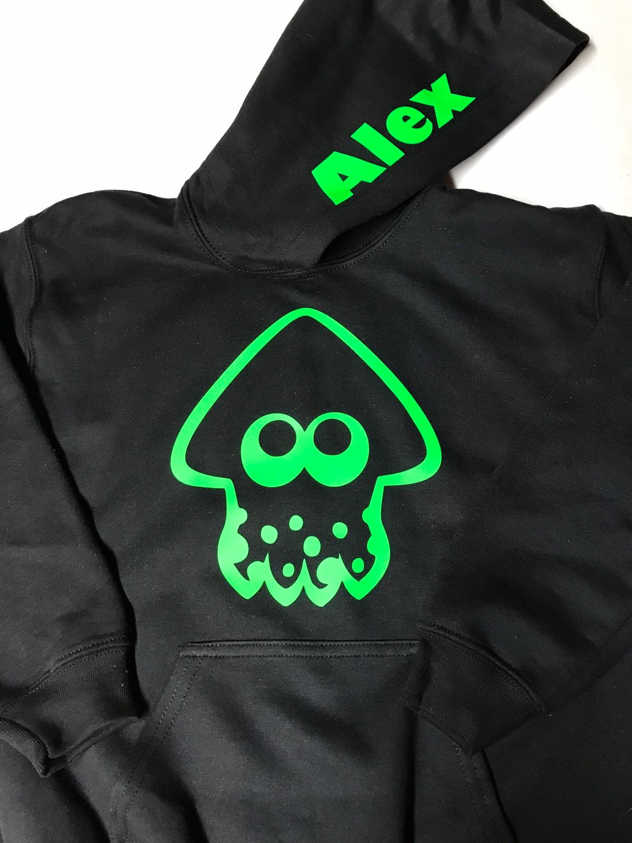 Custom personalized Splatoon inspired hoodie with name Etsy